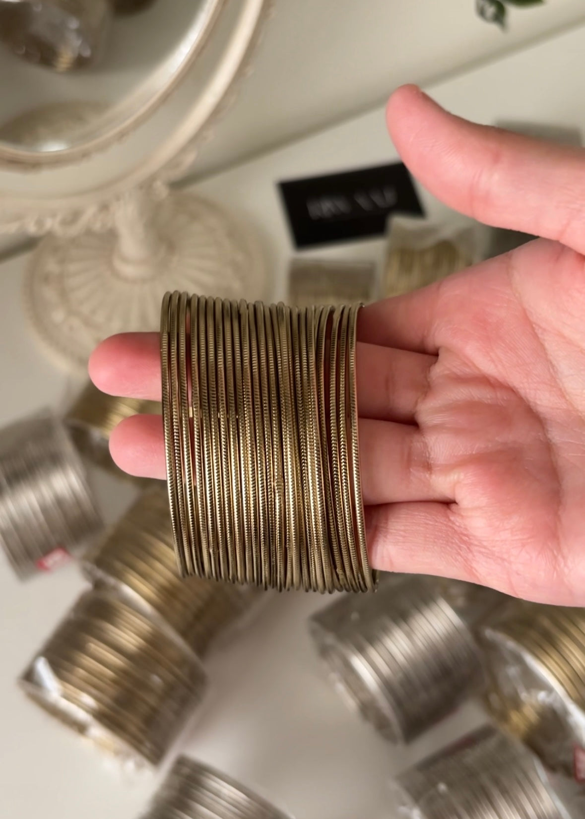 Vintage Bangles - Gold & Silver