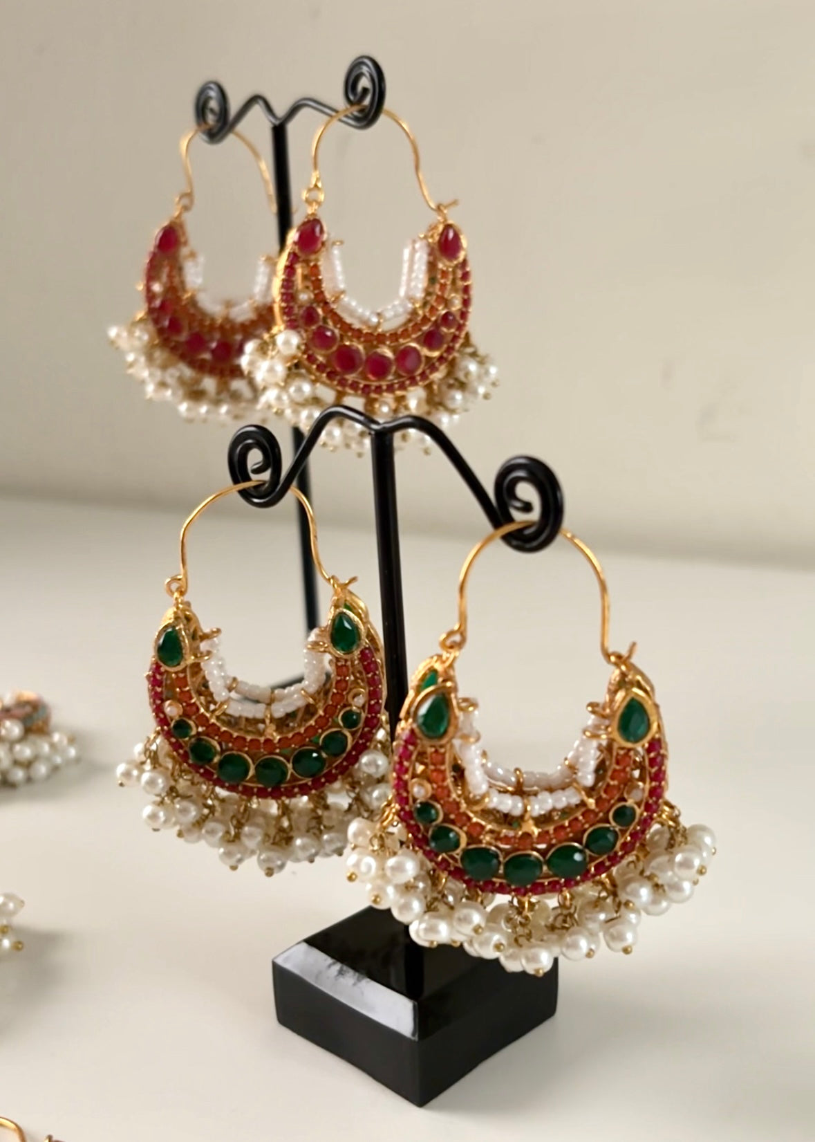 SAHAR - Double Sided Hoops
