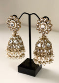 LEHAR - White Statement Jhumka