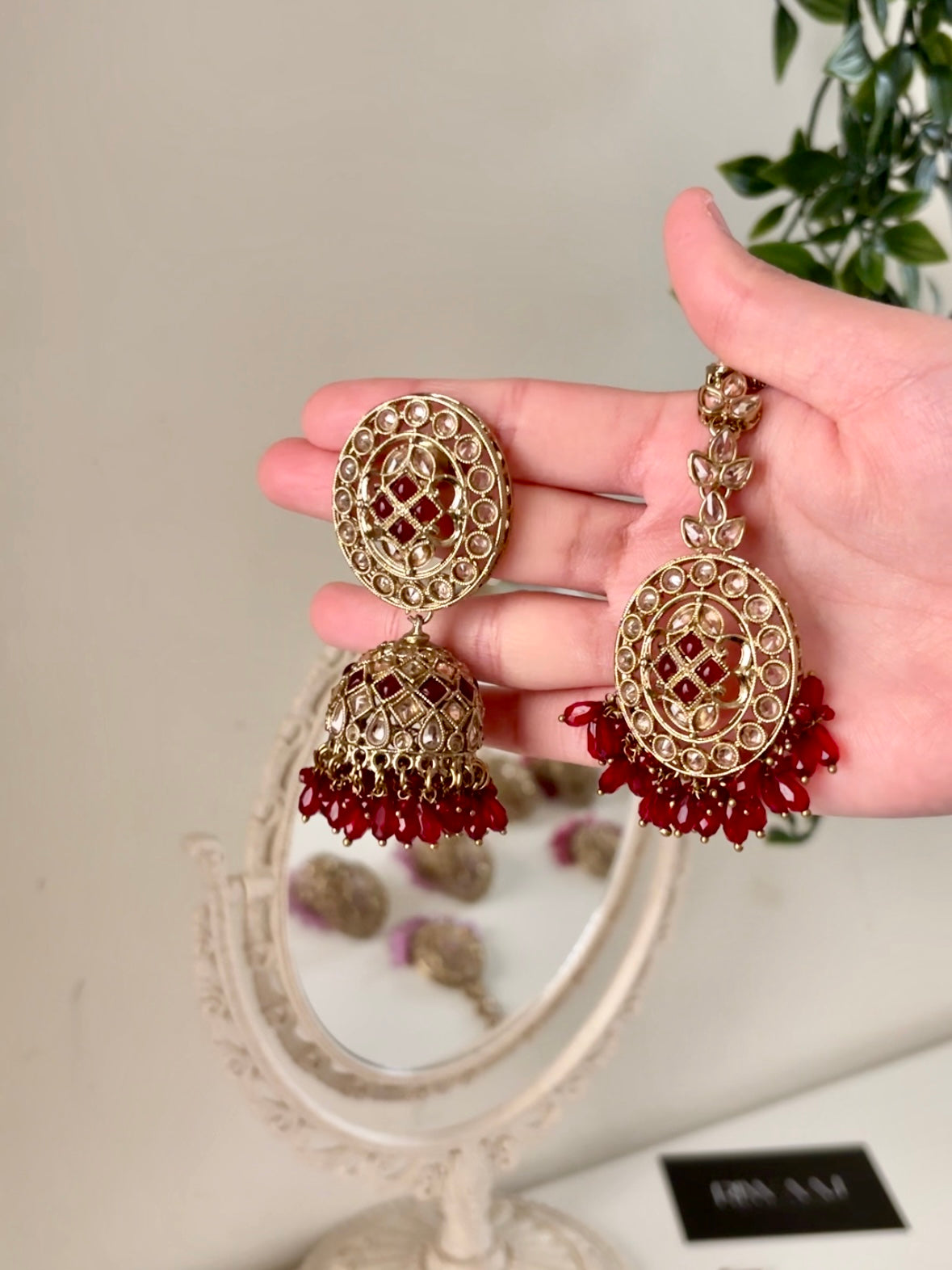ZAINA - Jhumka Tikka Set