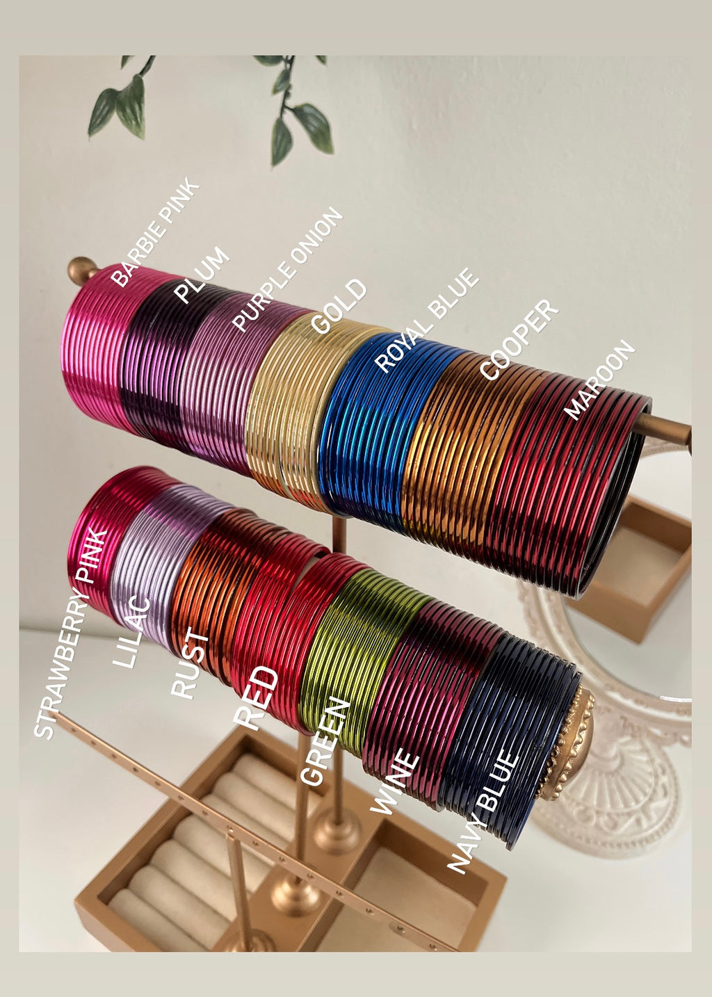Chatpatti Bangles Set of 12 | Colourful Metallic Churiyan