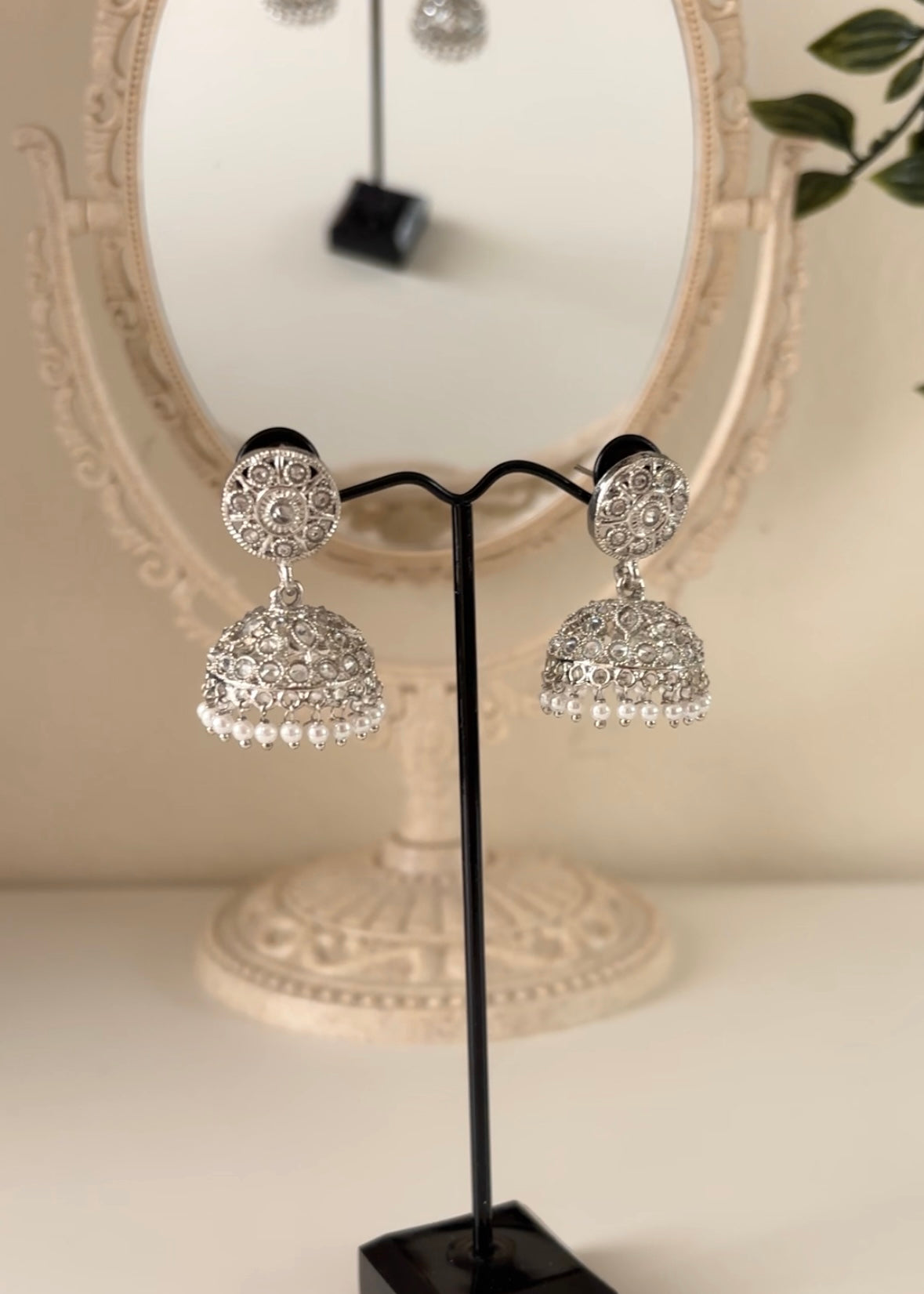 MIRAY - Silver & Golden Mini Jhumka