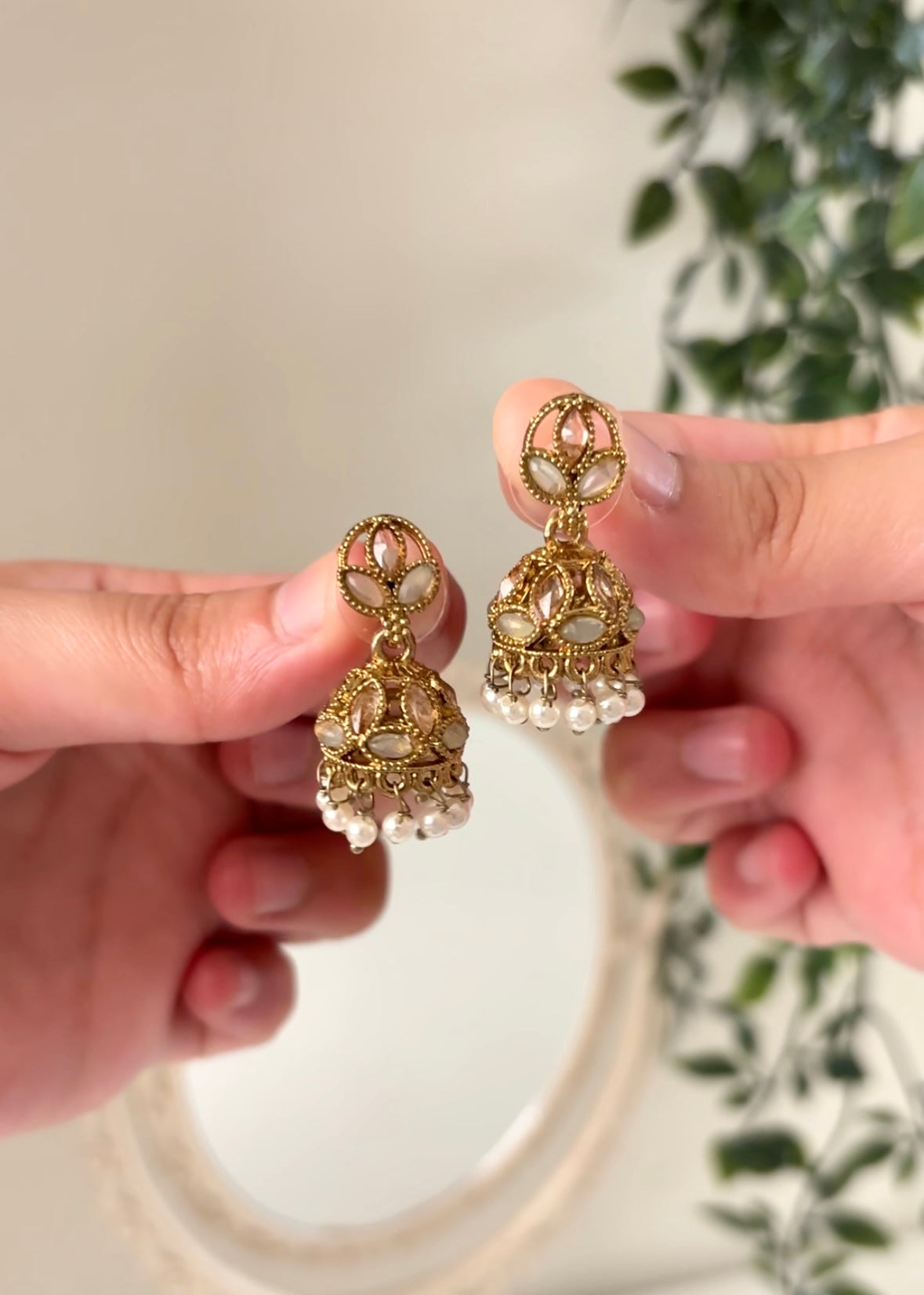 Mini Flower Jhumki