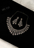 AD Silver Necklace Set