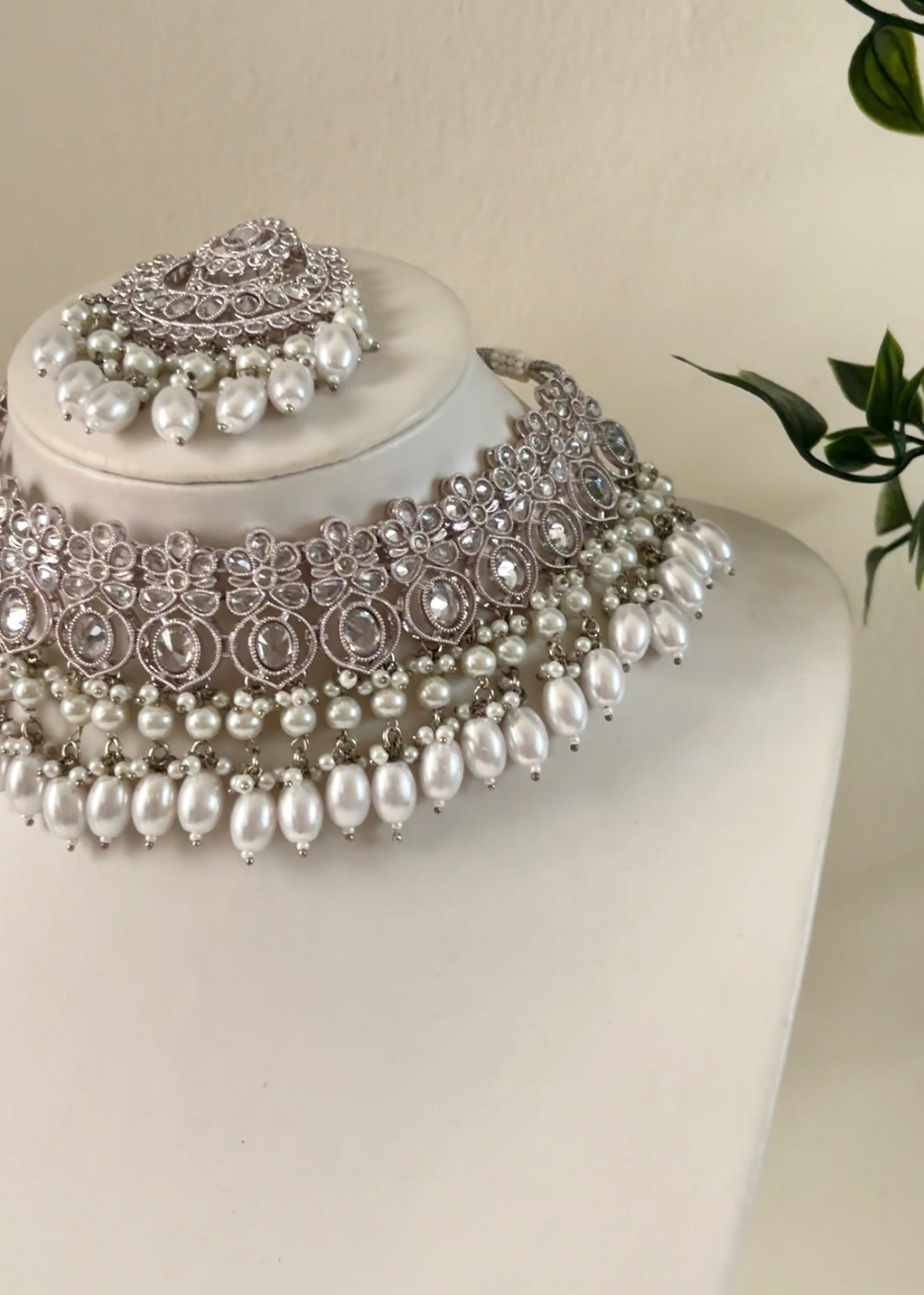 ZEHRA - Silver Necklace Set
