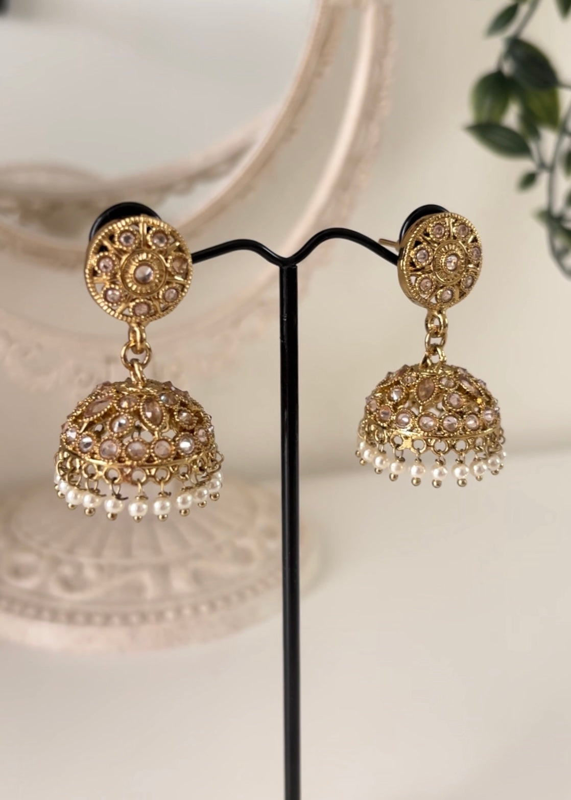MIRAY - Silver & Golden Mini Jhumka