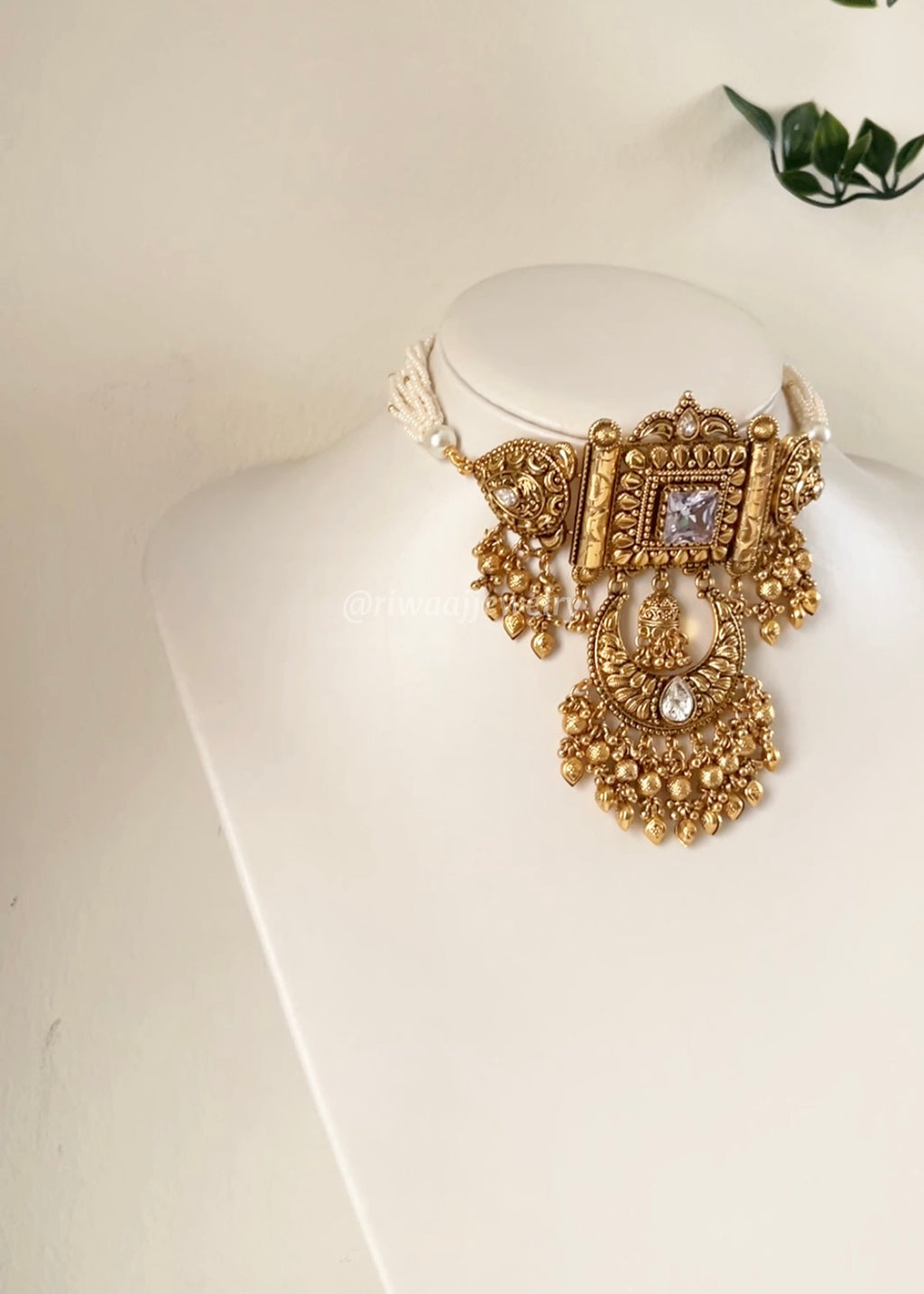 TANVI - Heritage Choker/Necklace Set