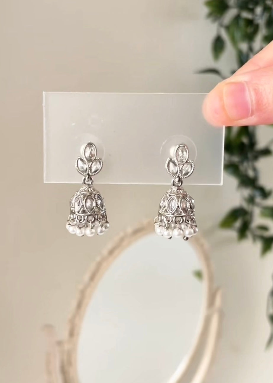 KAYLA - Silver Mini Jhumki