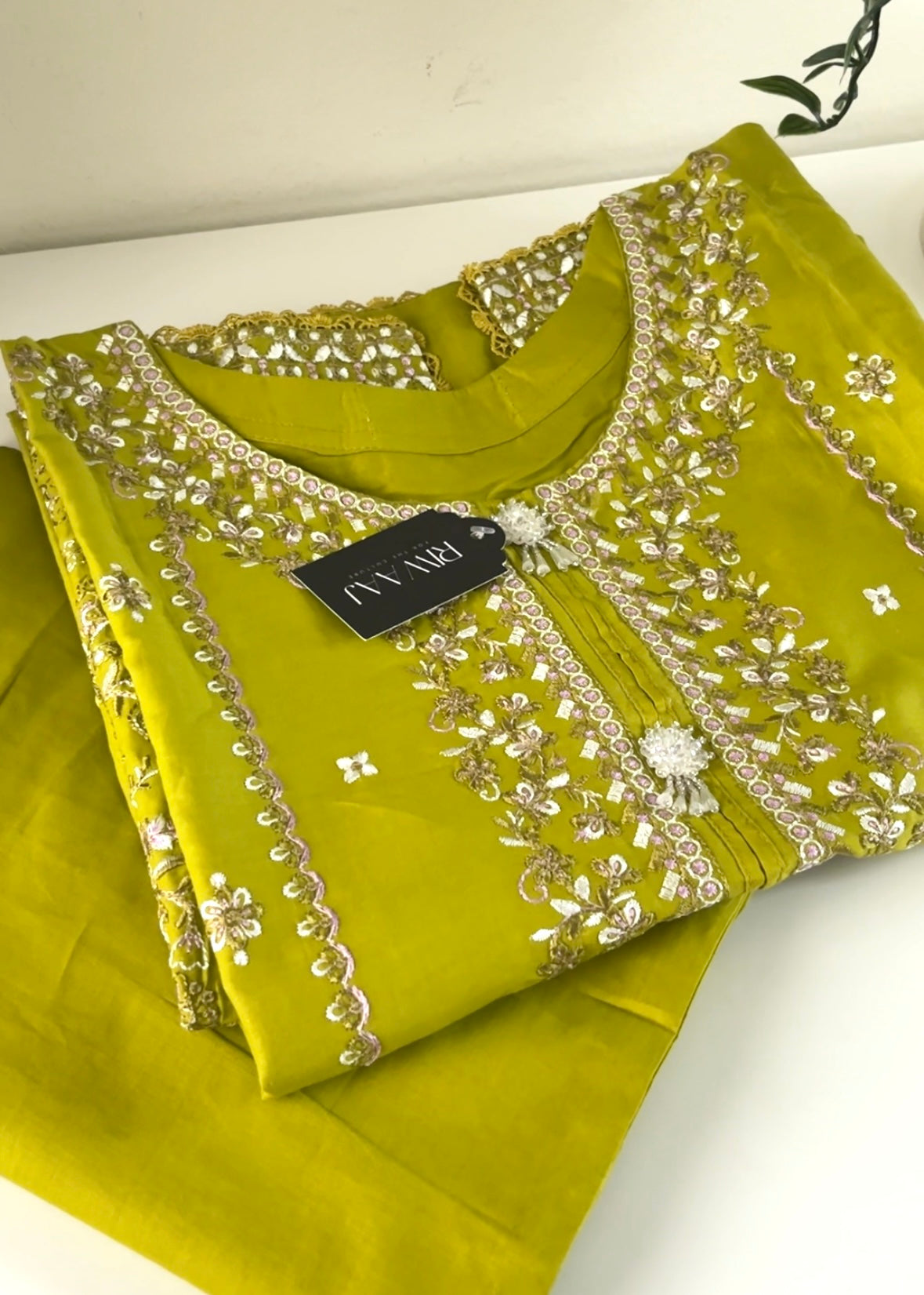 SABA — 2pcs Summer Lawn Suit