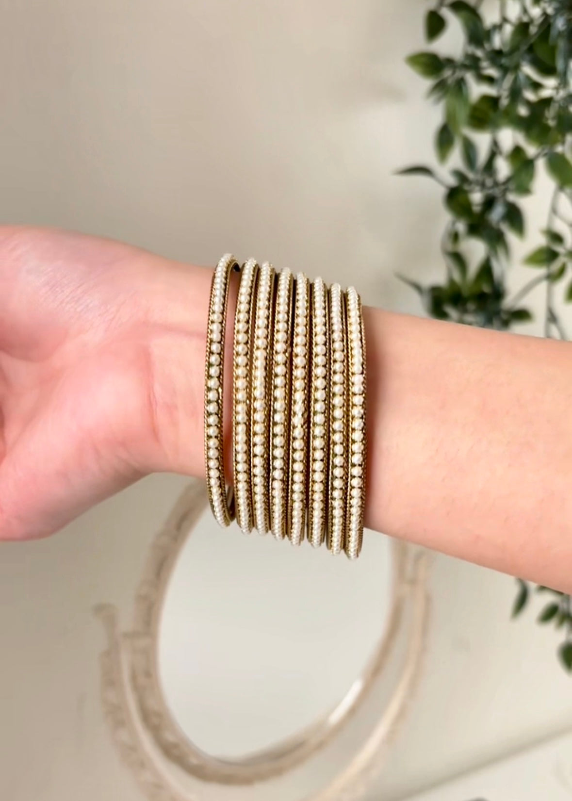 GOLDEN PEARL - Bangles Set