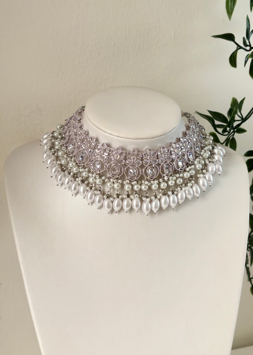 ZEHRA - Silver Necklace Set