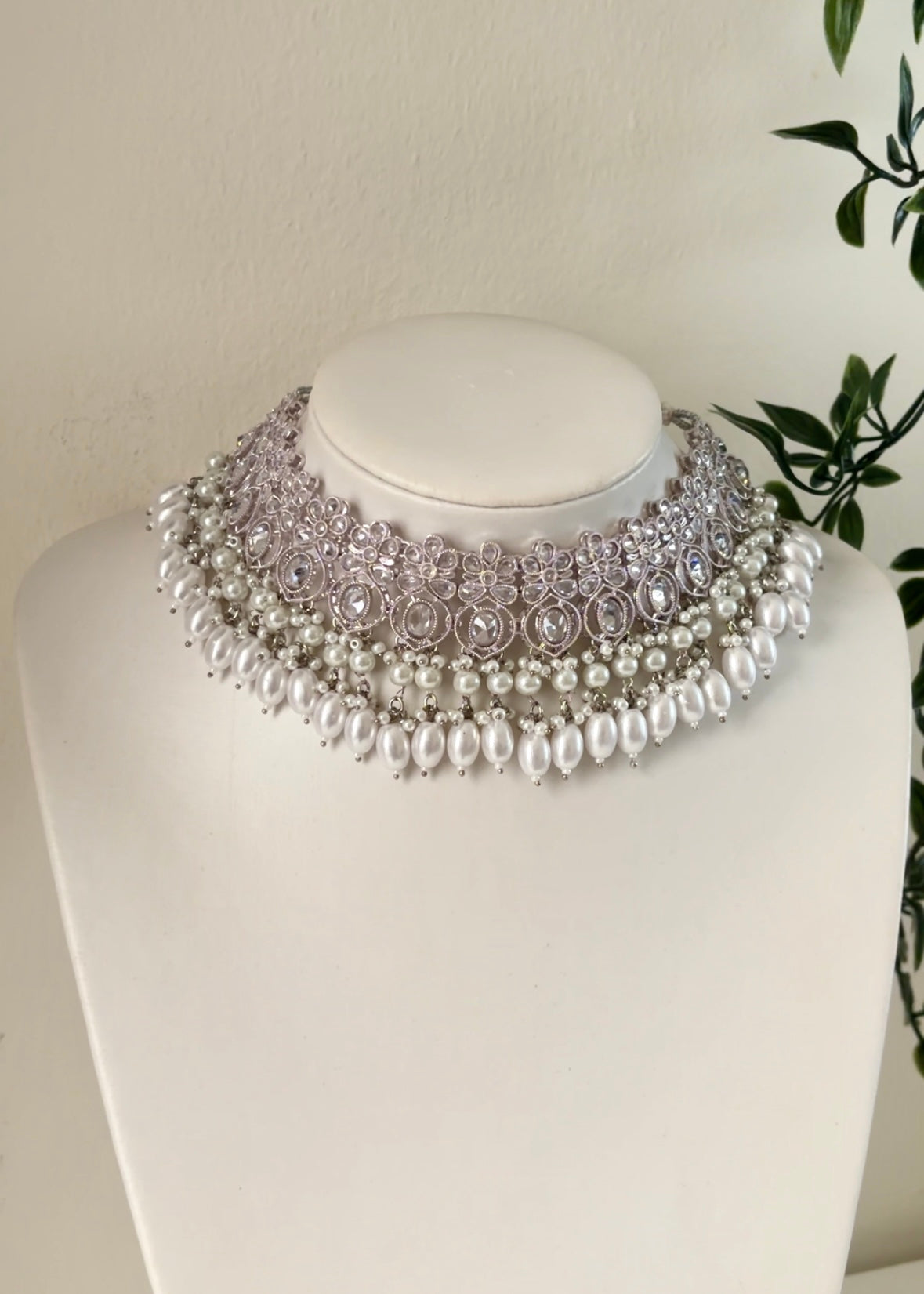 ZEHRA - Silver Necklace Set