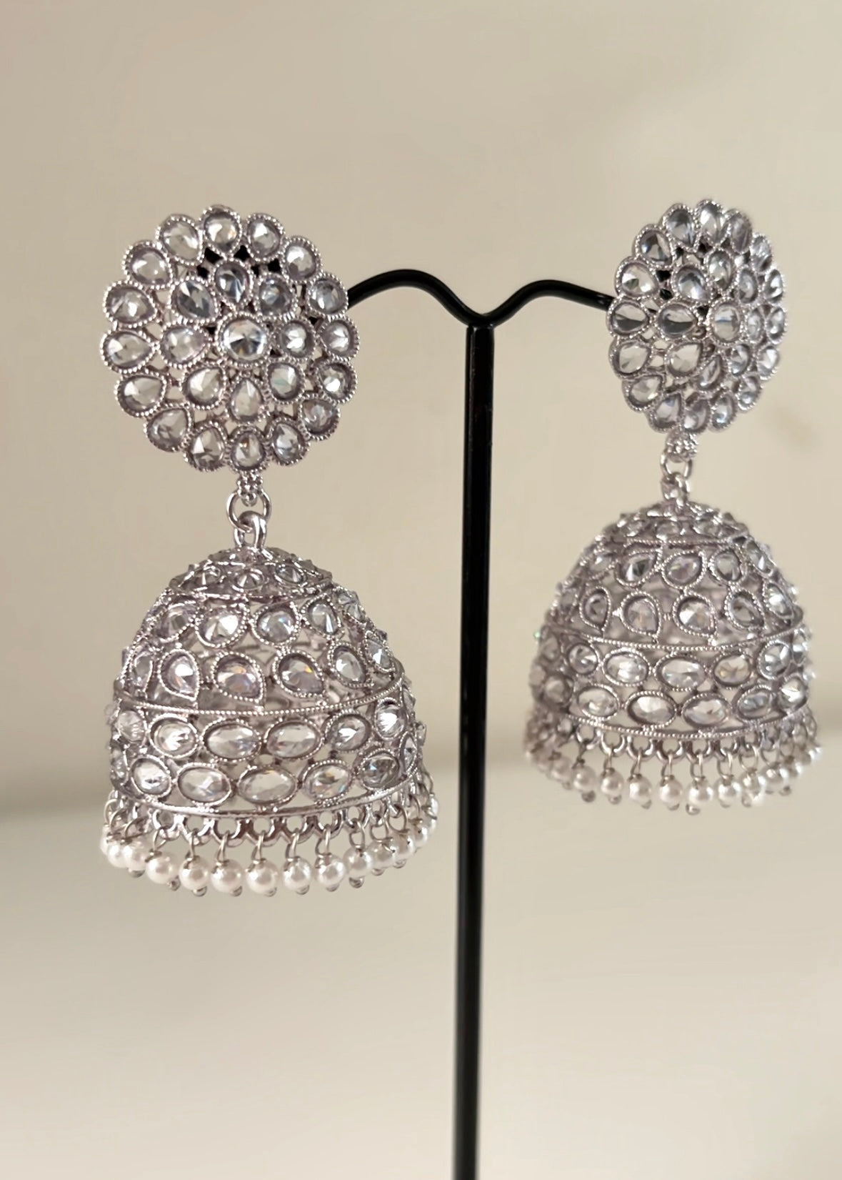 RAISA - Silver Jhumka