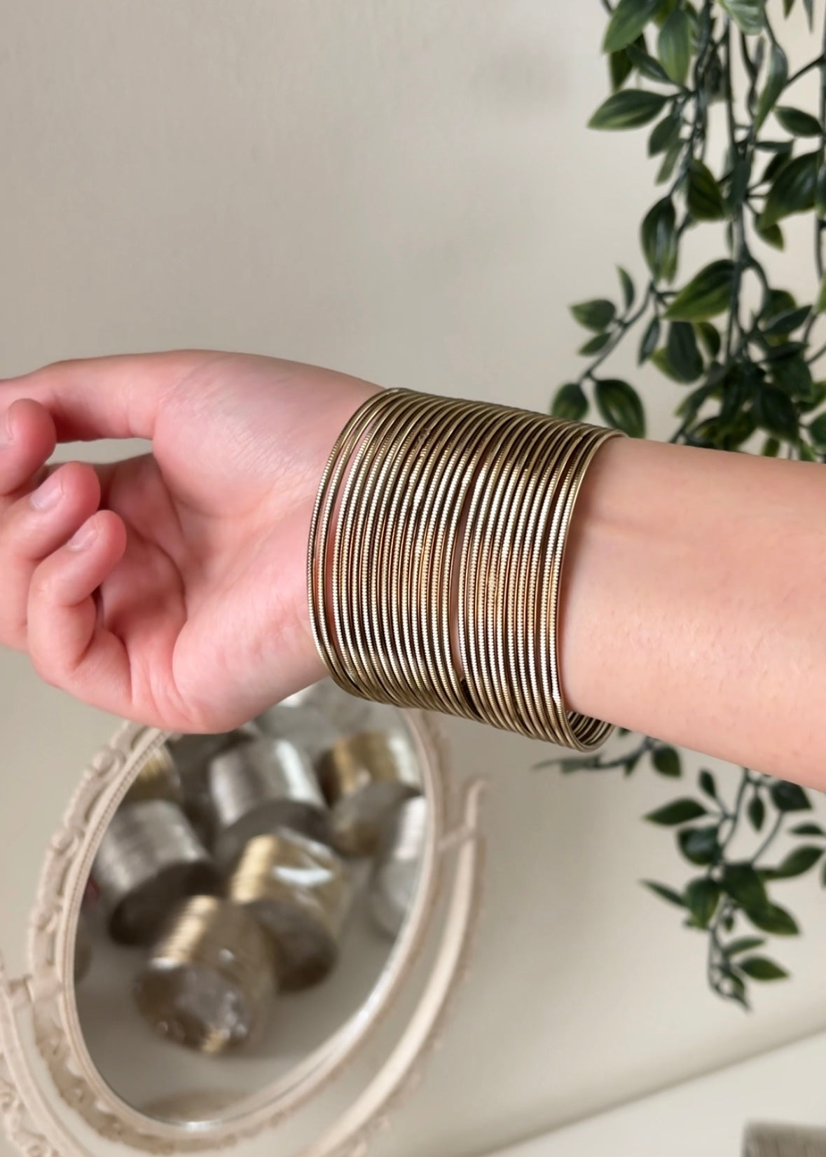 Vintage Bangles - Gold & Silver