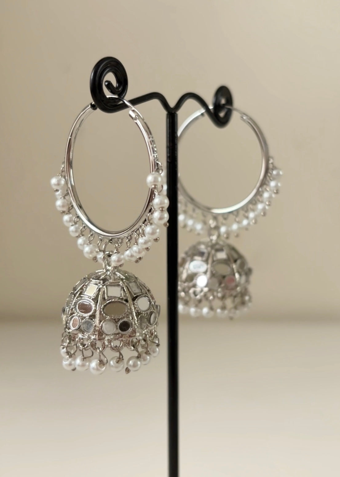 SEVDA - Mirror Jhumka Hoops
