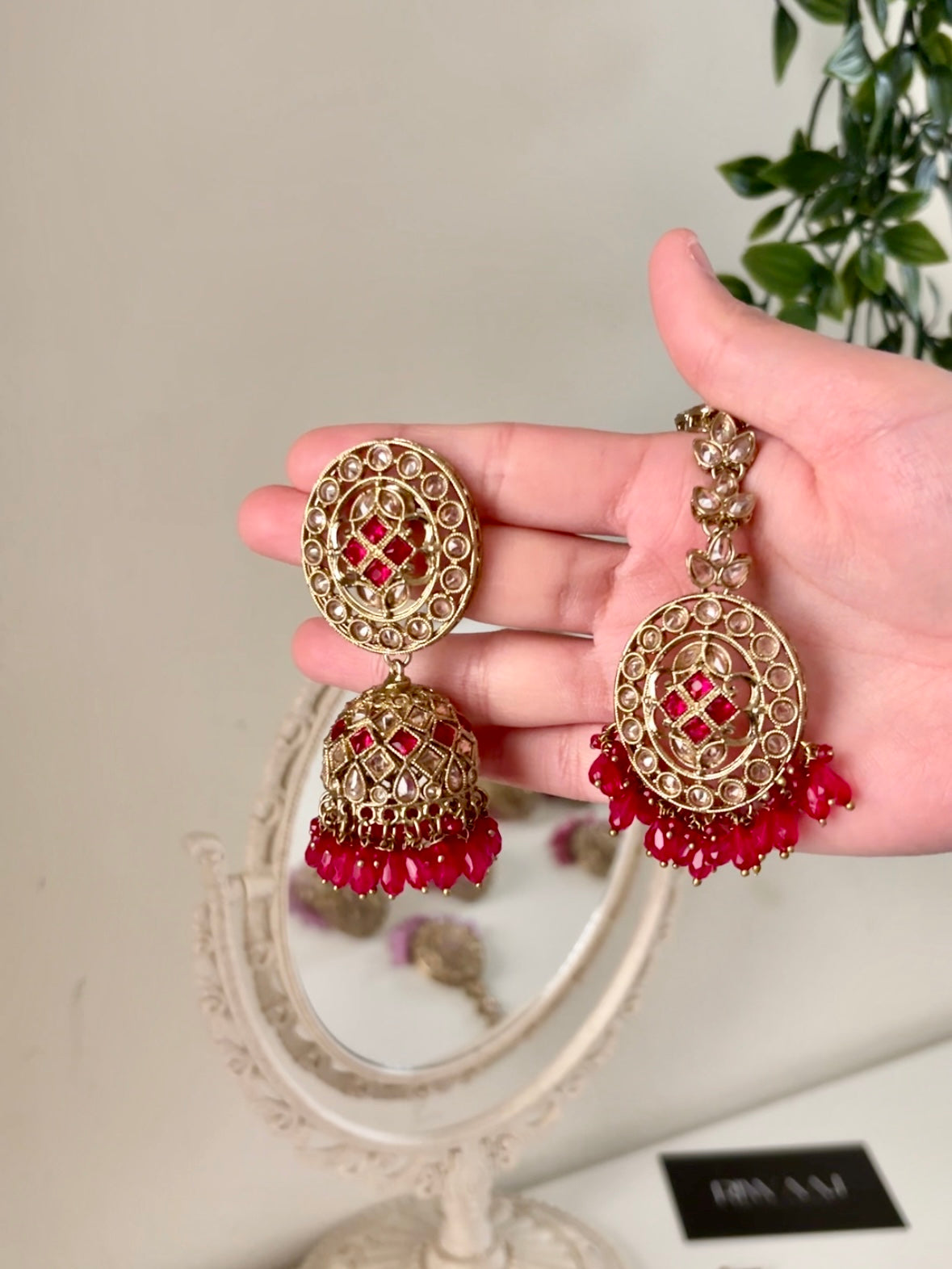 ZAINA - Jhumka Tikka Set