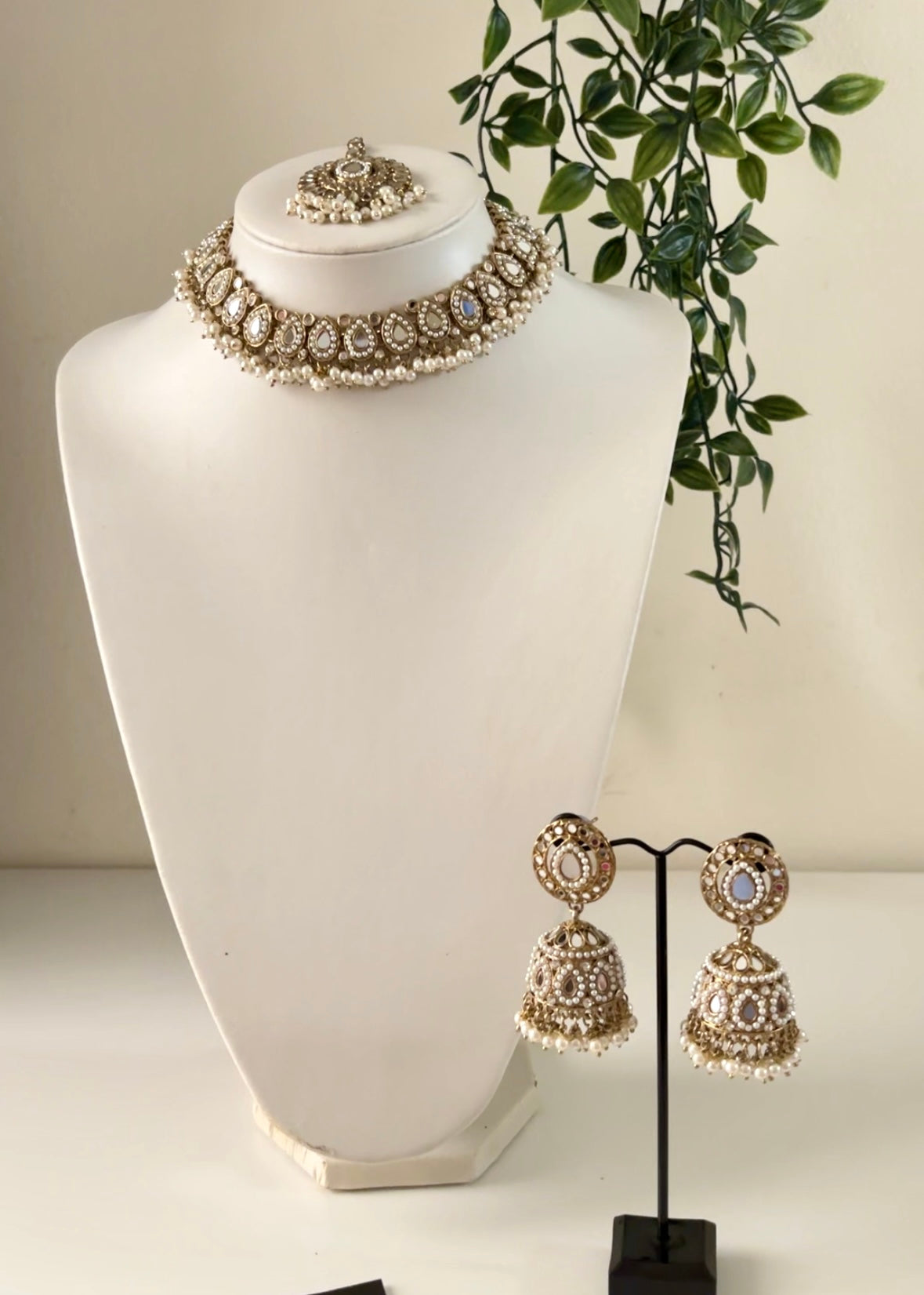 TARA - Mirror Necklace /Choker Set