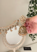 FIZAH - Jhumka Tikka Set With Sahare (earchain)