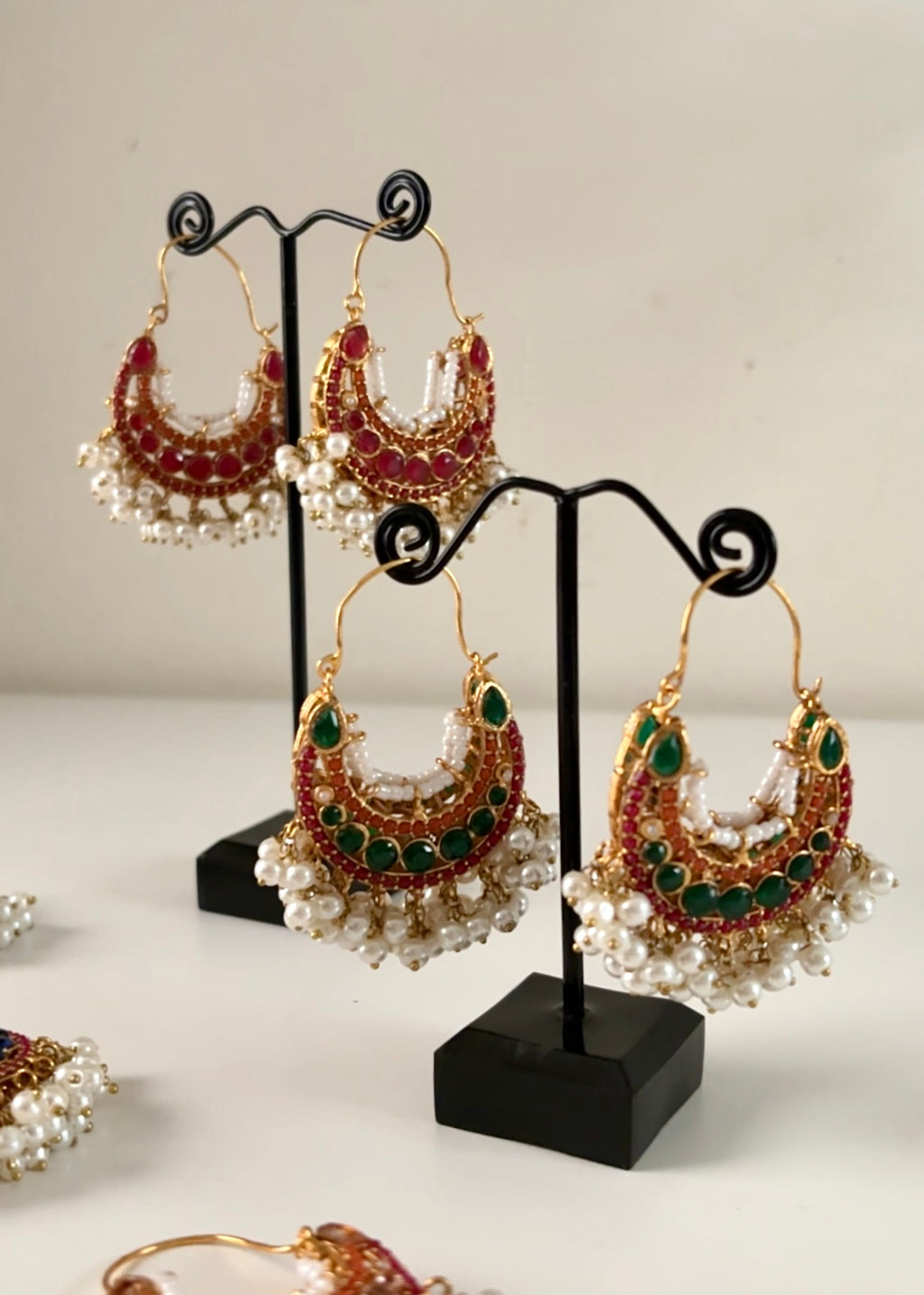 SAHAR - Double Sided Hoops