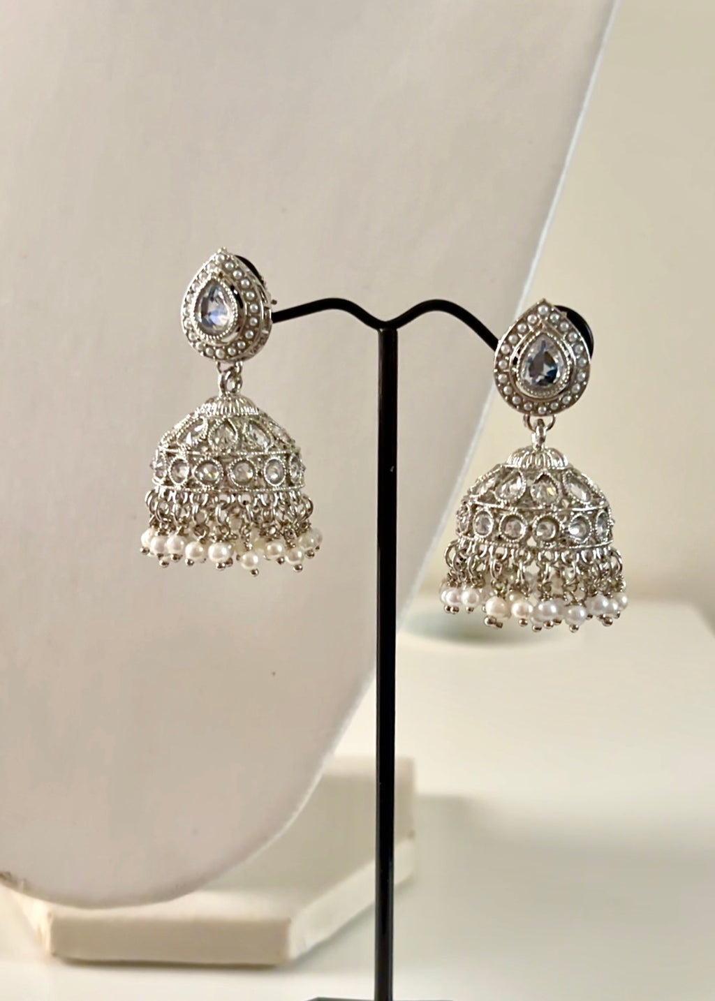 RIYA - Silver Necklace Set