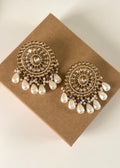 ANAM- Golden Studs Earrings