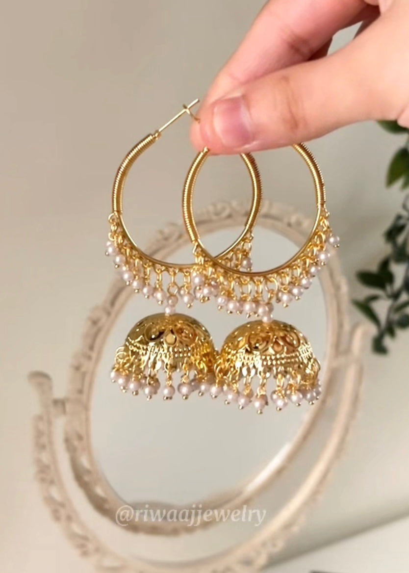 MAHA - Traditional Jhumpa Hoops