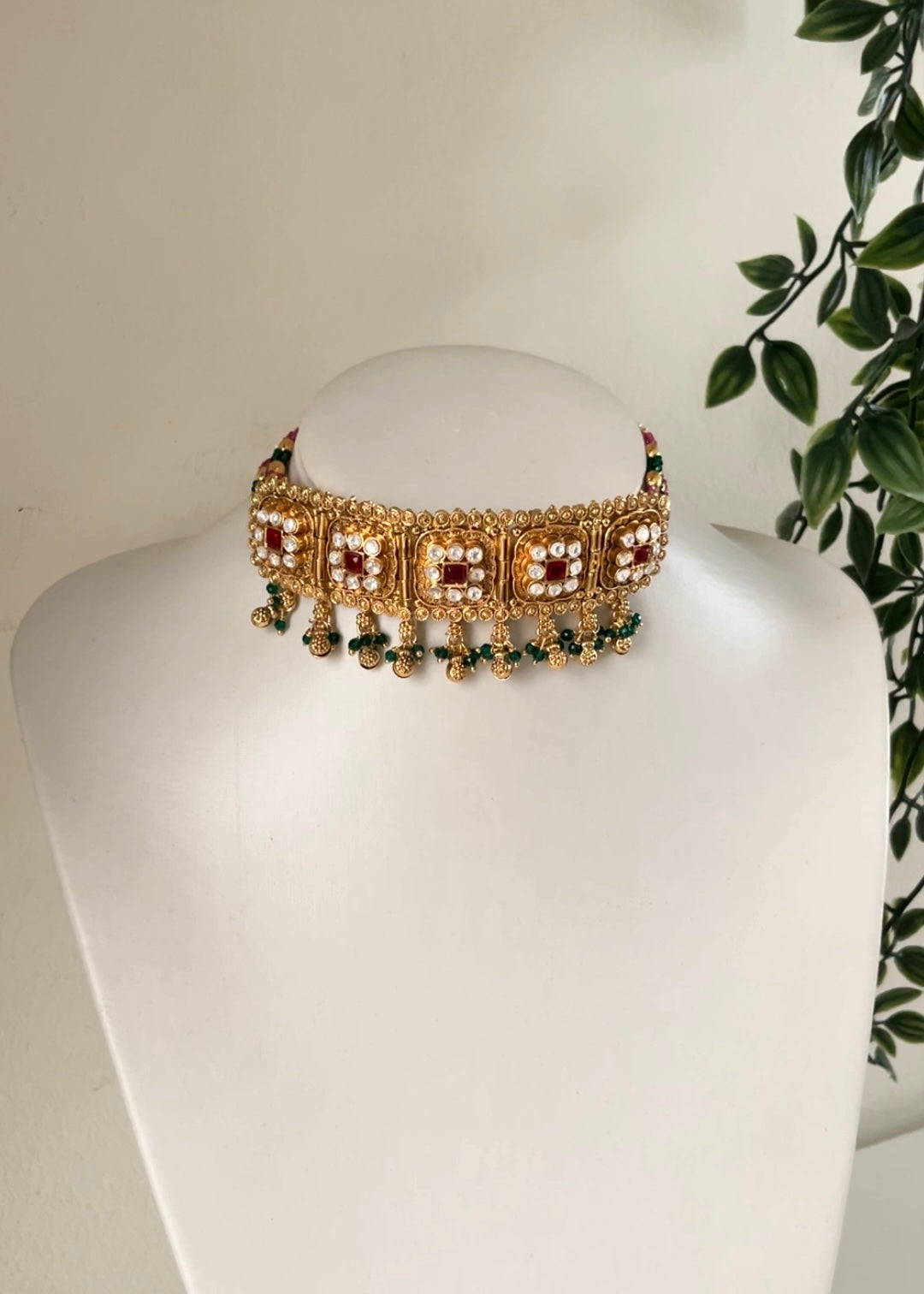 SNEHA - Gold Plated Choker Set