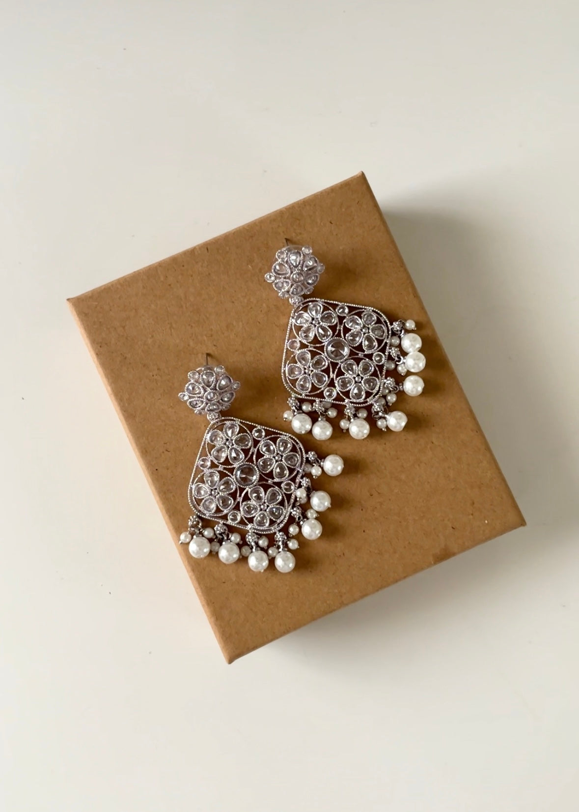 SHERINE - Silver Earrings