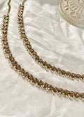 LYRA - Champagne Pearl Anklets (pair)