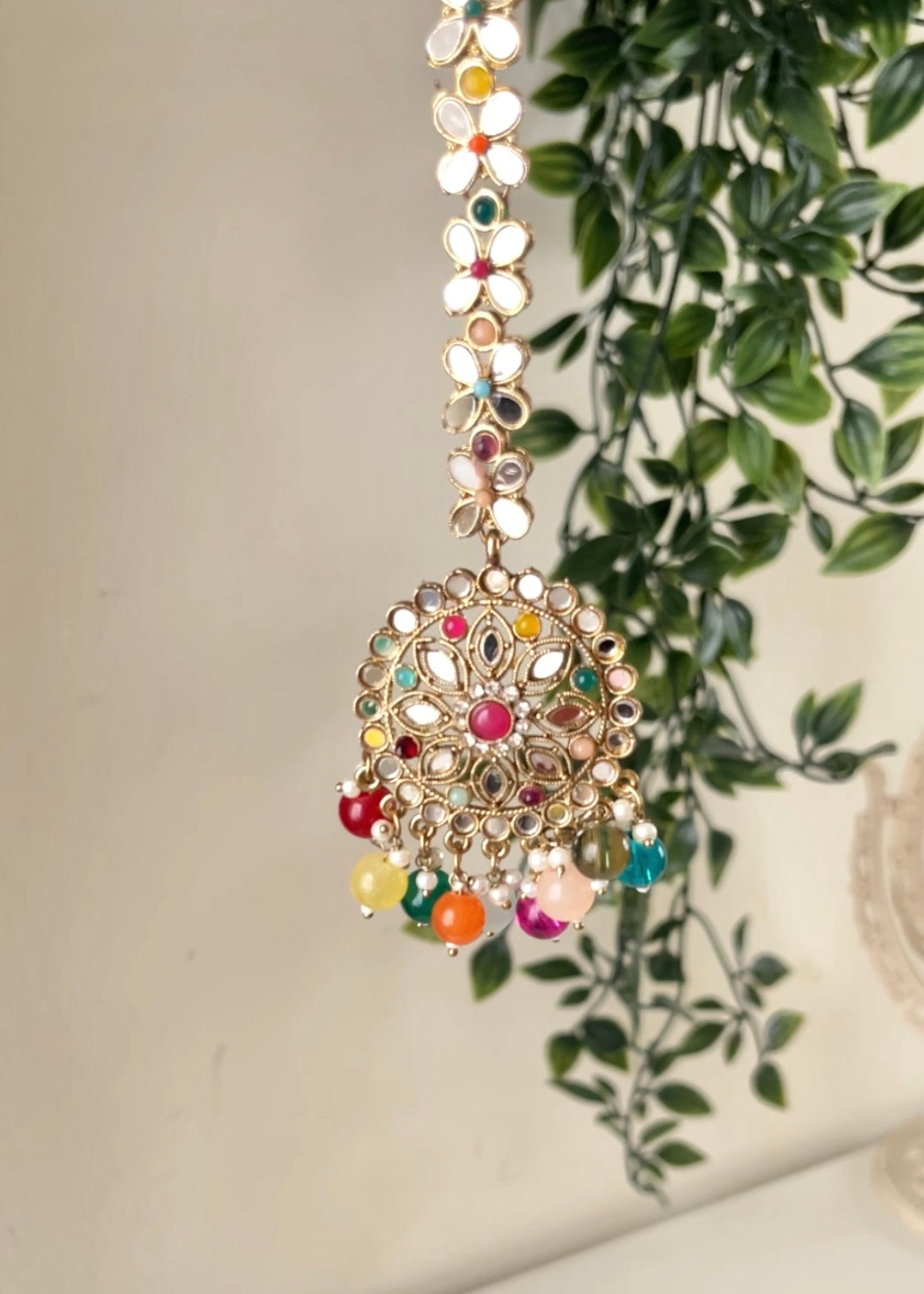 AENA - Mirror Jhumka Set