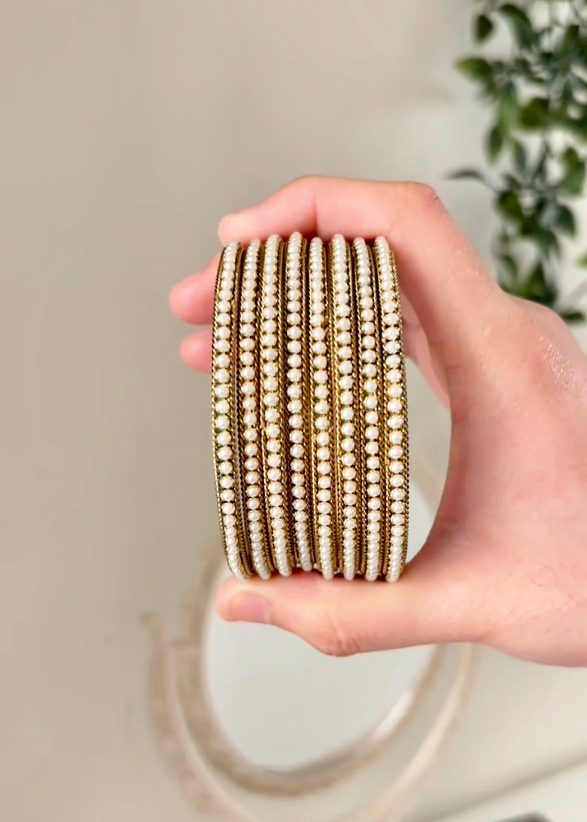 GOLDEN PEARL - Bangles Set