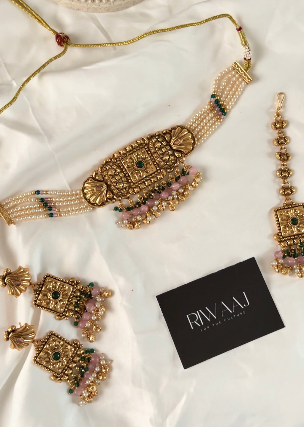 MAHAL - Heritage Gold Plated Choker Set