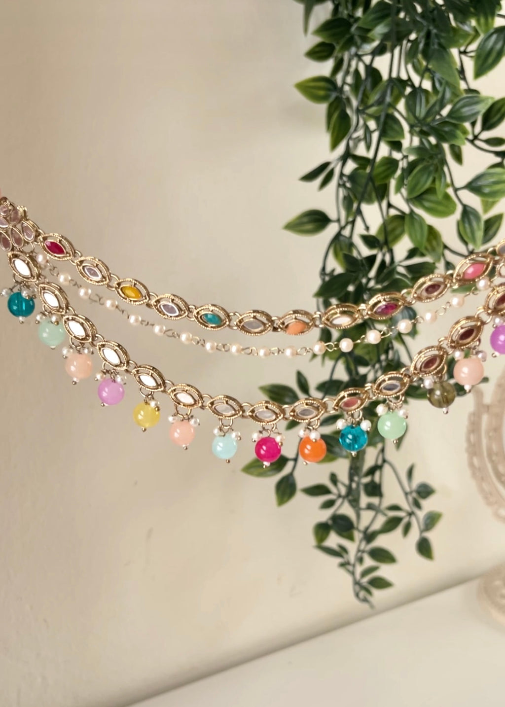 AENA - Mirror Jhumka Set