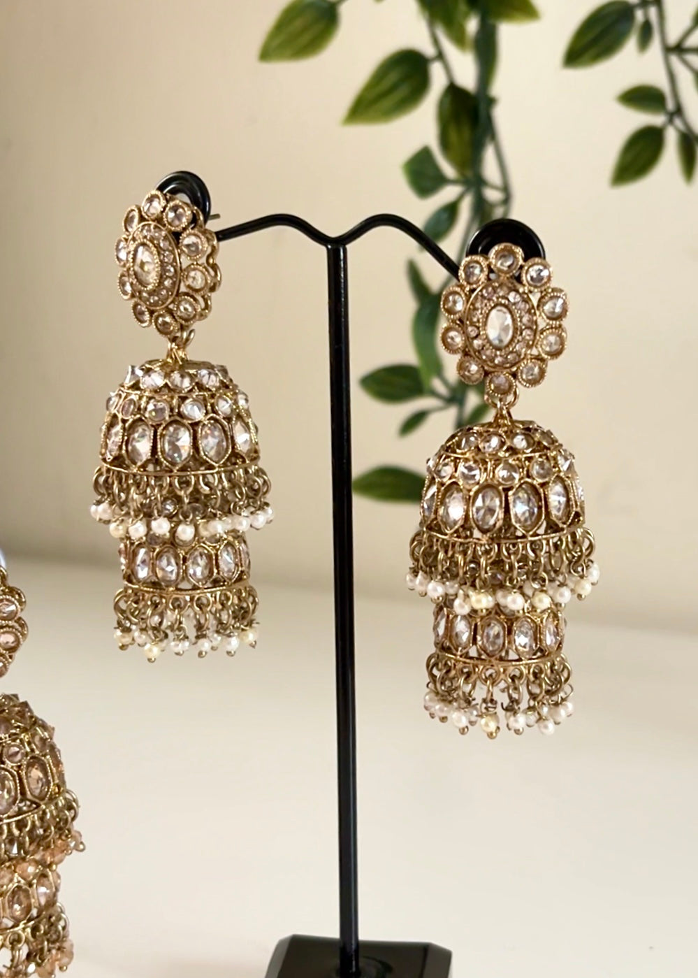 GULNAR - Double Layer Jhumka