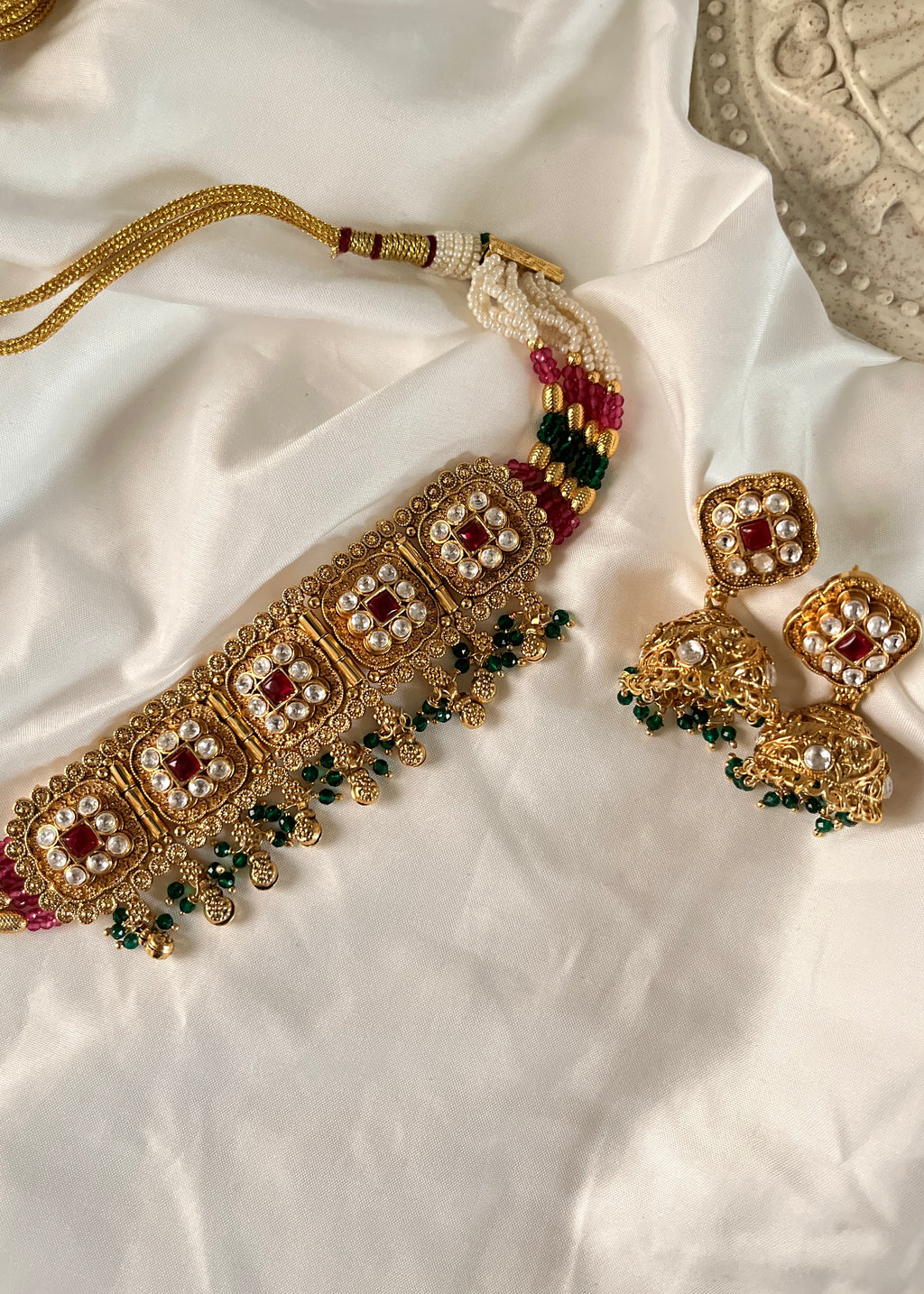 SNEHA - Gold Plated Choker Set