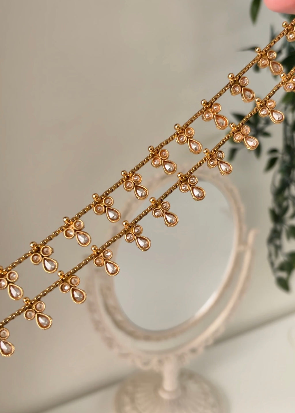 THREE CLOVERS - Anklet
