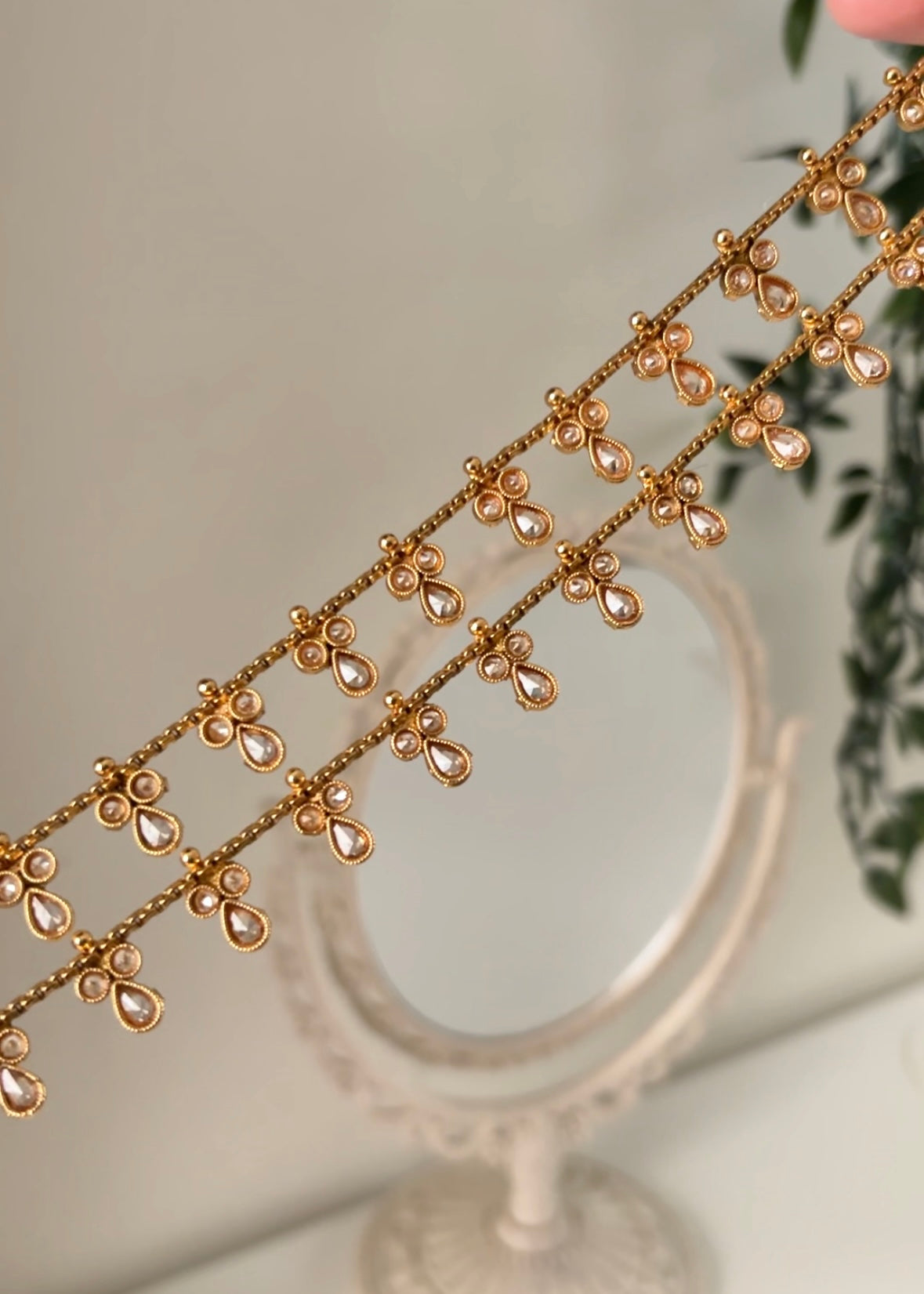 THREE CLOVERS - Anklet