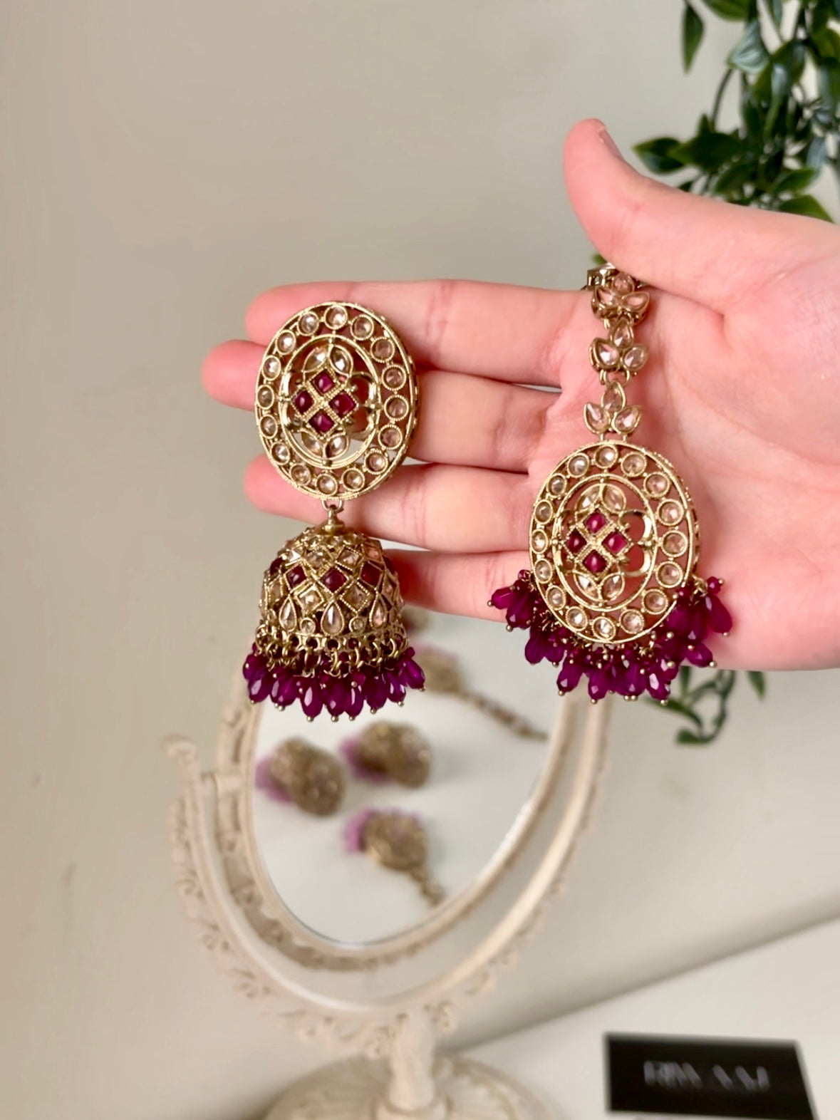 ZAINA - Jhumka Tikka Set