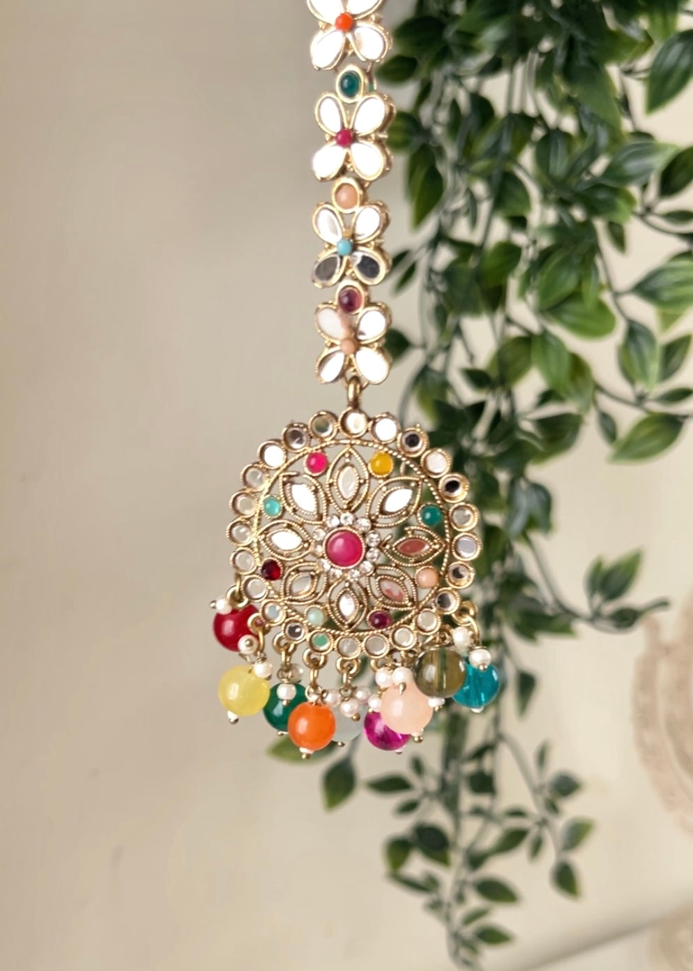 AENA - Mirror Jhumka Set