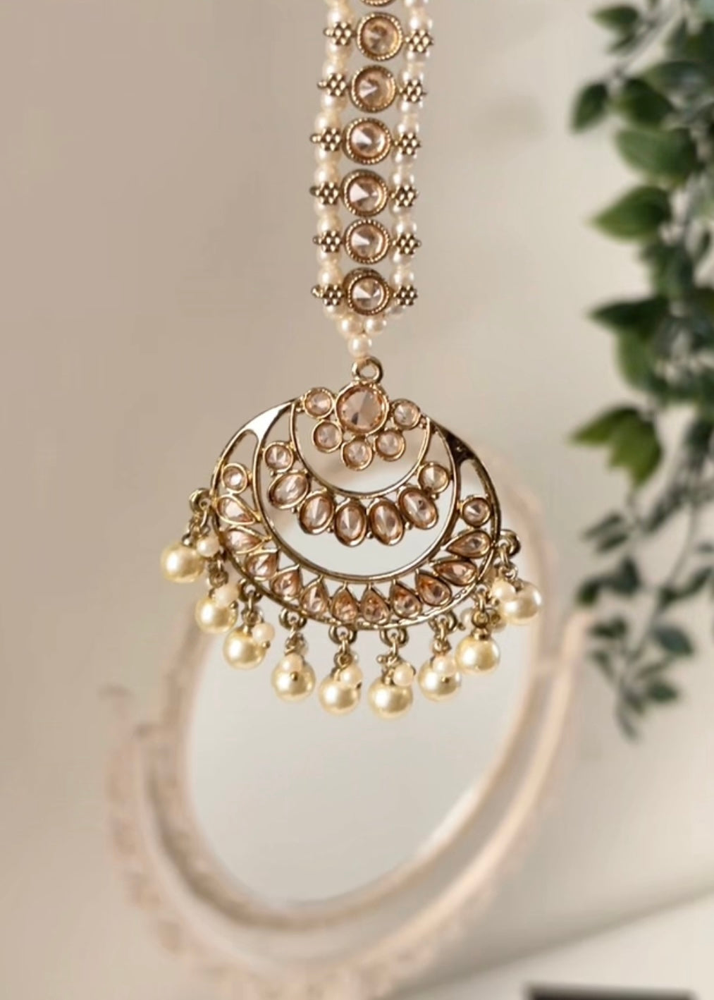 NUR - Sahara Earrings with Tikka