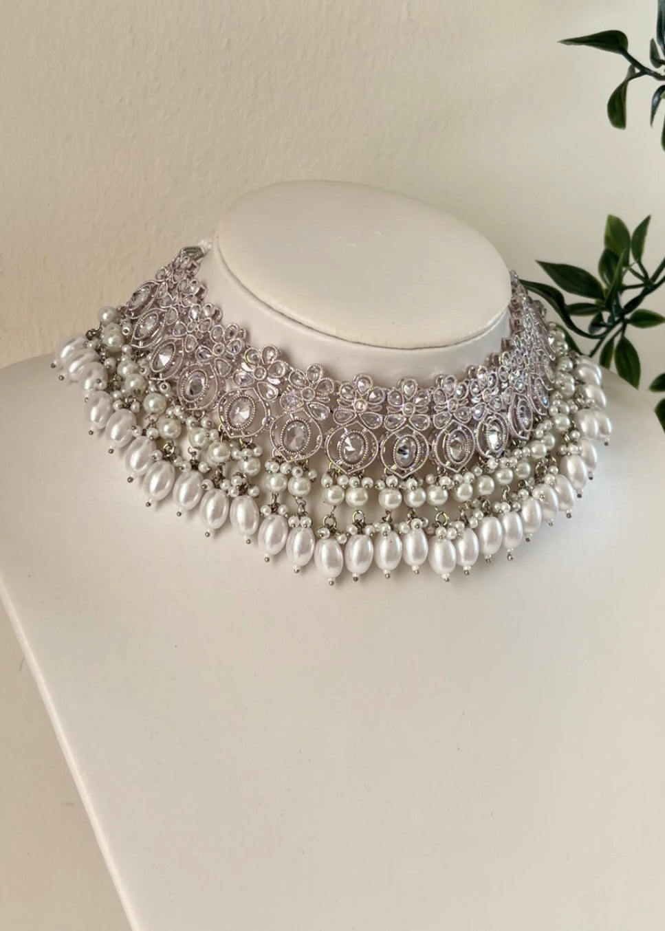 ZEHRA - Silver Necklace Set