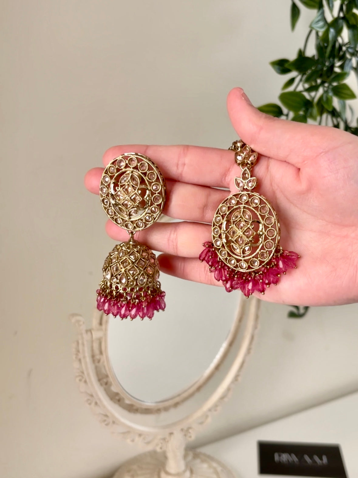 ZAINA - Jhumka Tikka Set