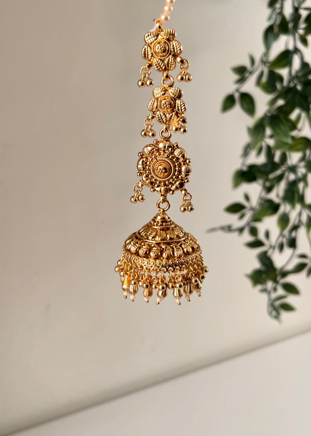 SAI - Gold Statement Jhumka