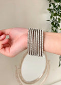 SILVER PEARL - Bangles Set