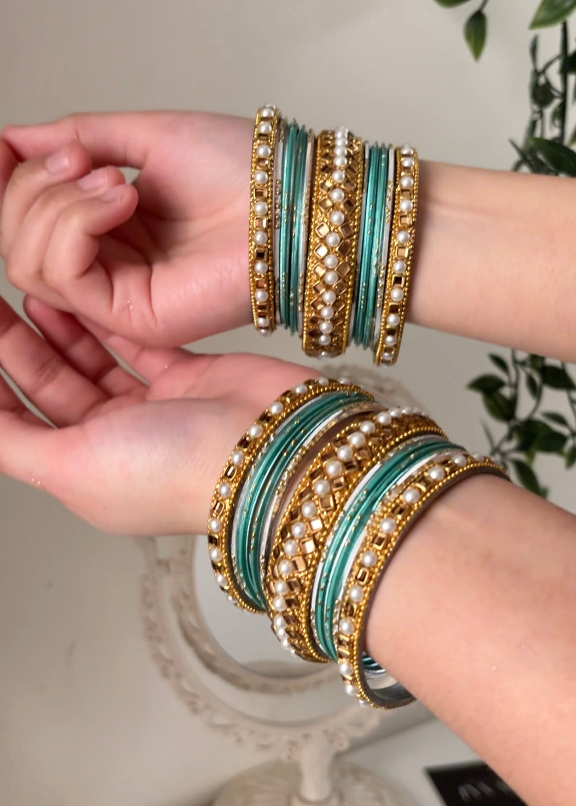 PEARL KUNDAN SET