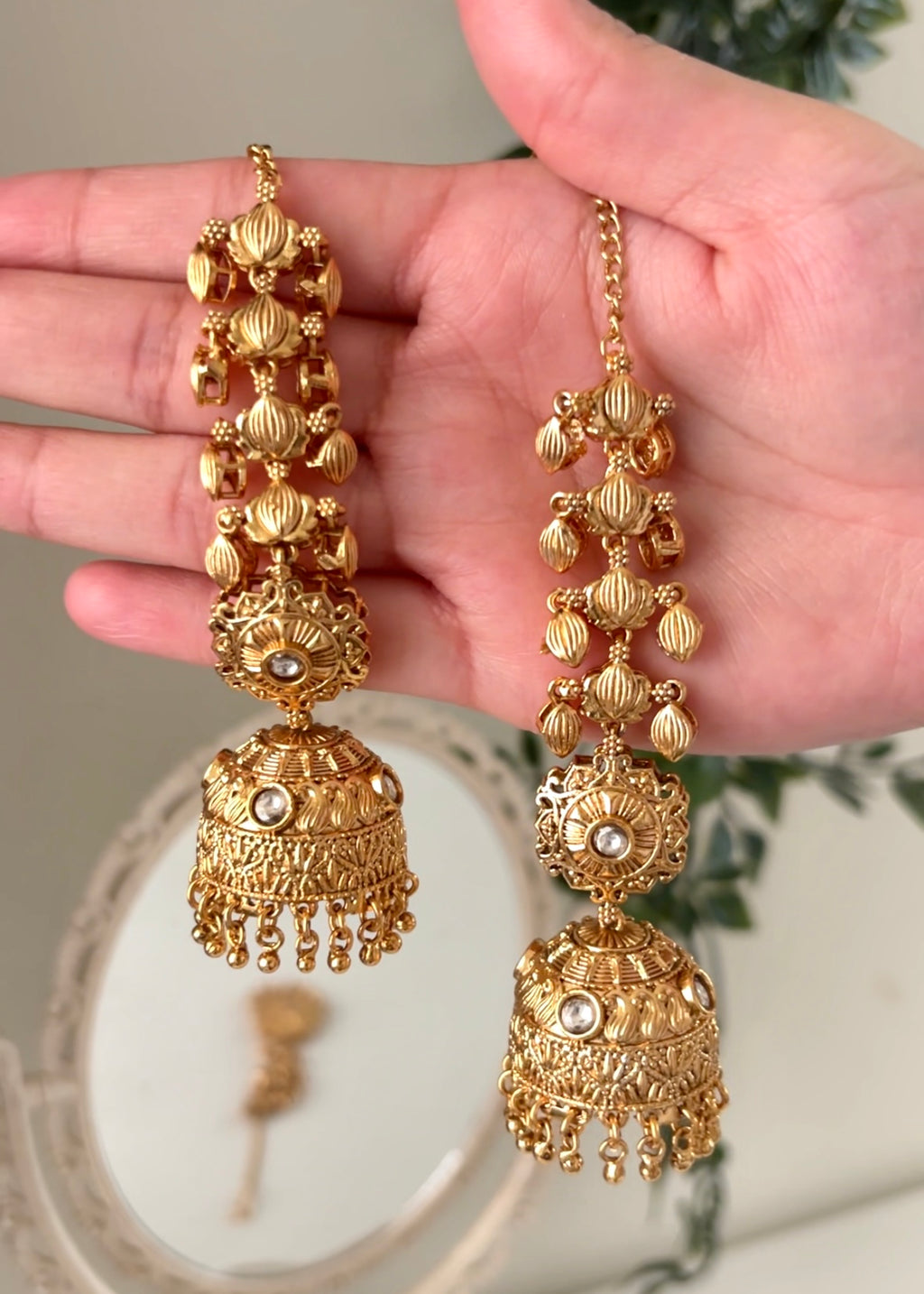 ARUL- Heritage Gold Plated Tikka Set