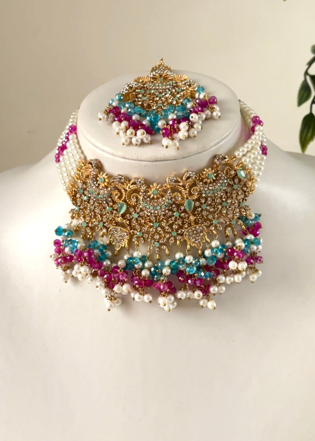 TIANA - Choker/Necklace Set