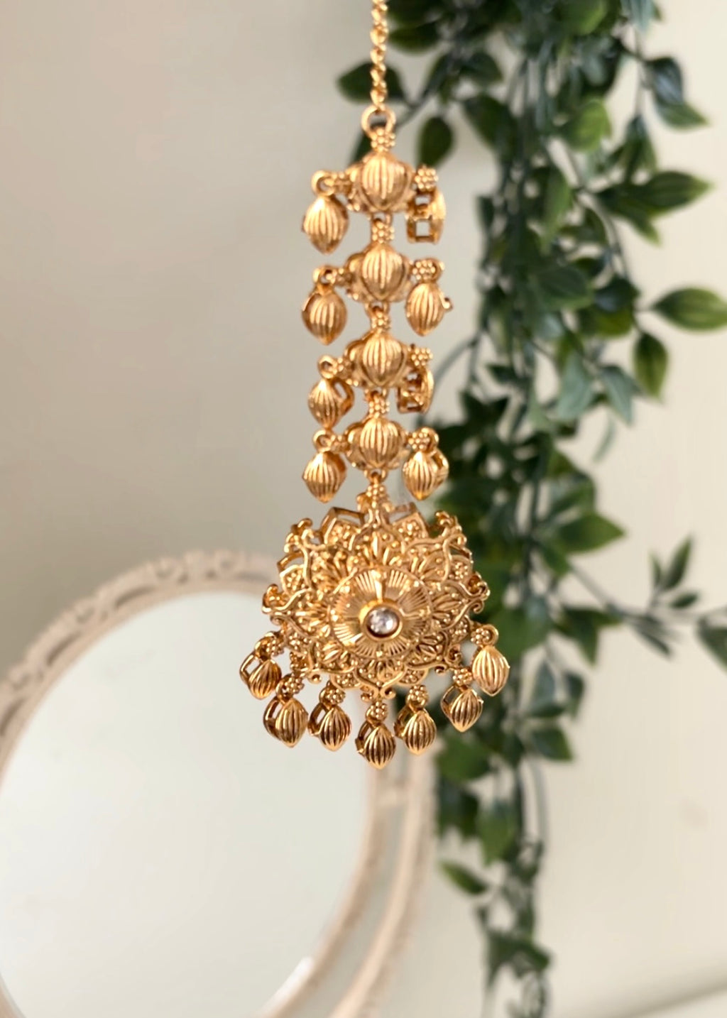 ARUL- Heritage Gold Plated Tikka Set