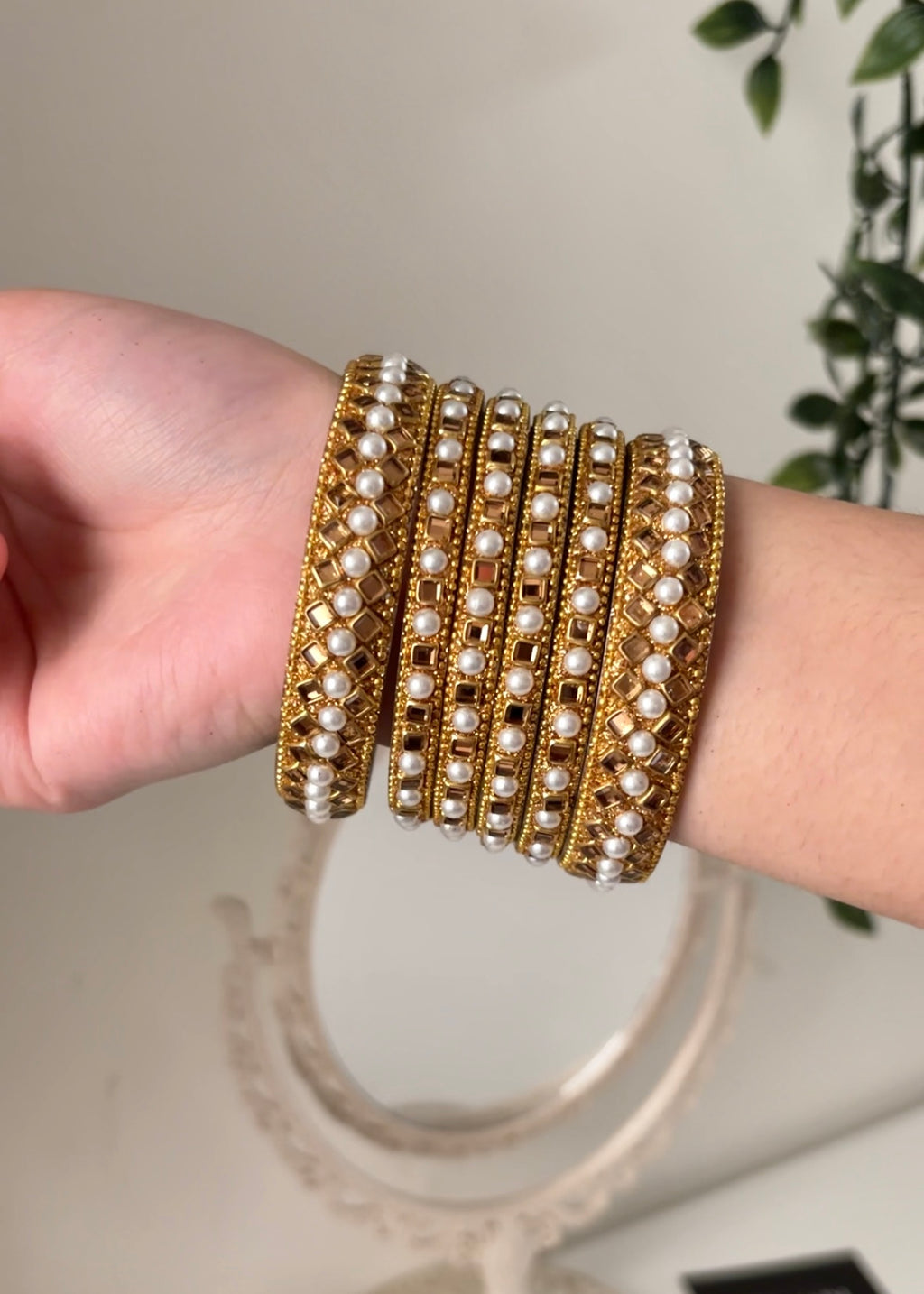 PEARL KUNDAN SET