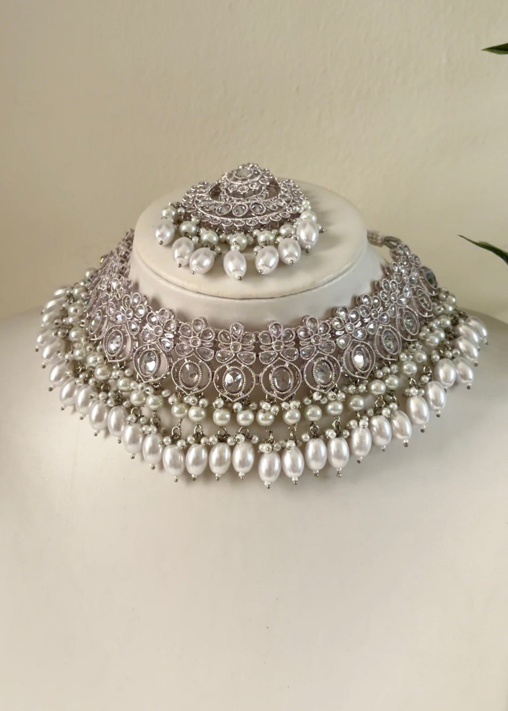 ZEHRA - Silver Necklace Set